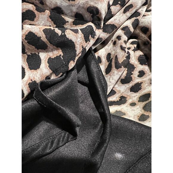 Short Sleeve Leopard Print Belted Dress by Fashion to Figure - Picture 7 of 10